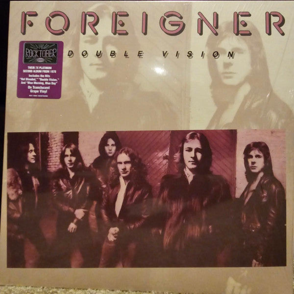 FOREIGNER 8211 DOUBLE VISION TRANSLUCENT GRAPE VINYL 8211 LP