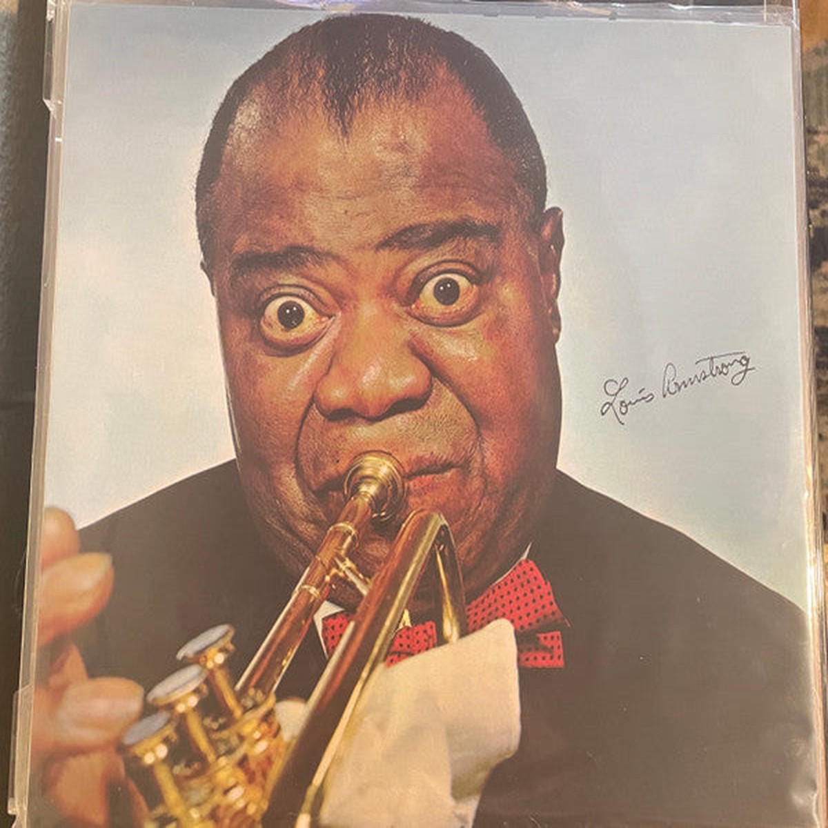 ARMSTRONG, LOUIS - DEFINITIVE ALBUM (LIVE) : BLUE VINYL - LP