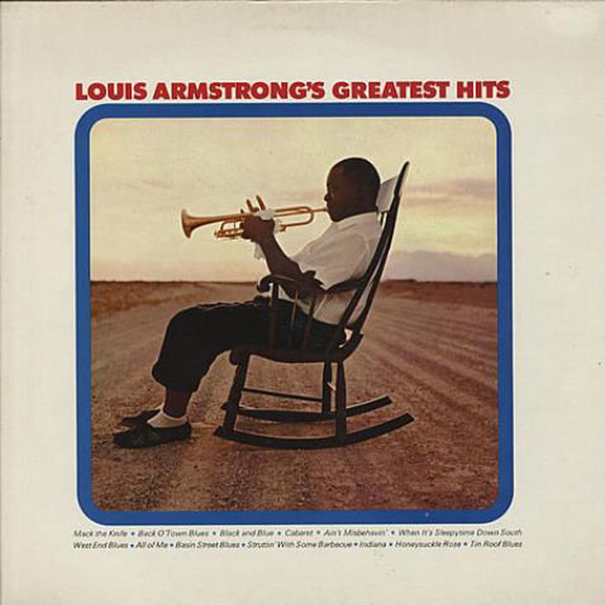 Louis Armstrong Greatest Hits 1967 Bop, Swing (vinyl)