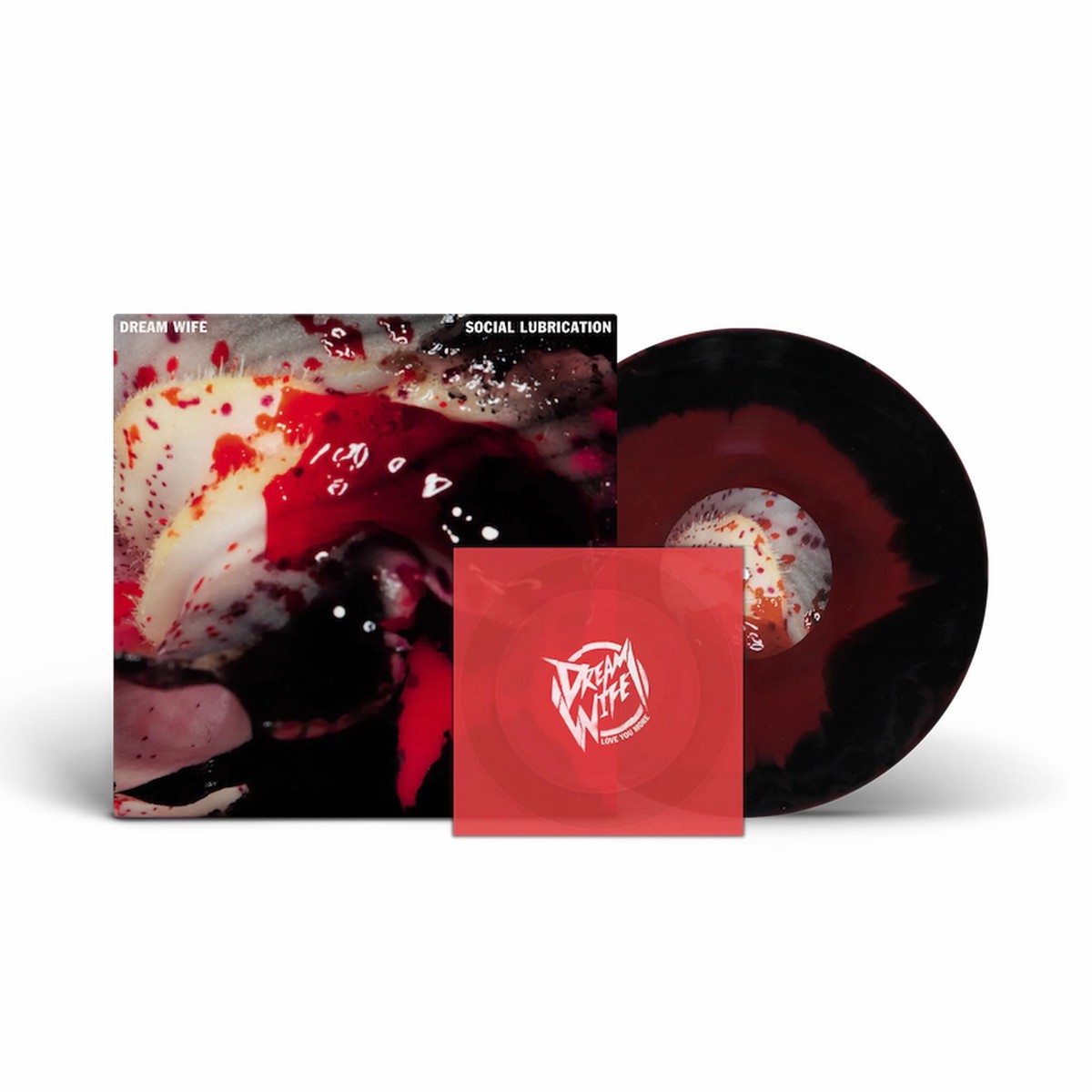 Social Lubrication (Indies Exclusive): Red + Black Vinyl LP + Flexidisc