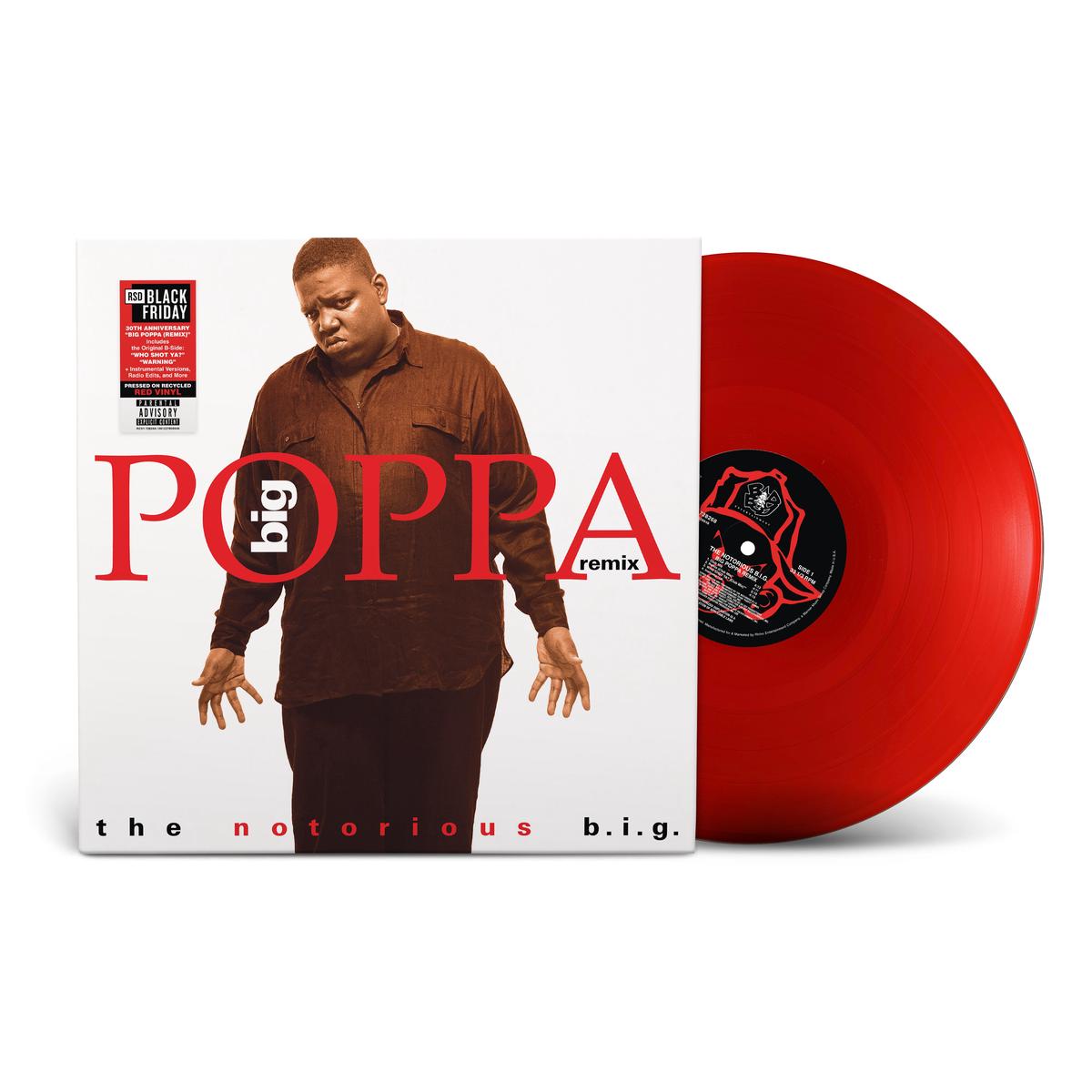 The Notorious BIG - Big Poppa (Remix) - 1LP - Recycled Red Vinyl Indies Exclusive [RSD Black Friday 2025]