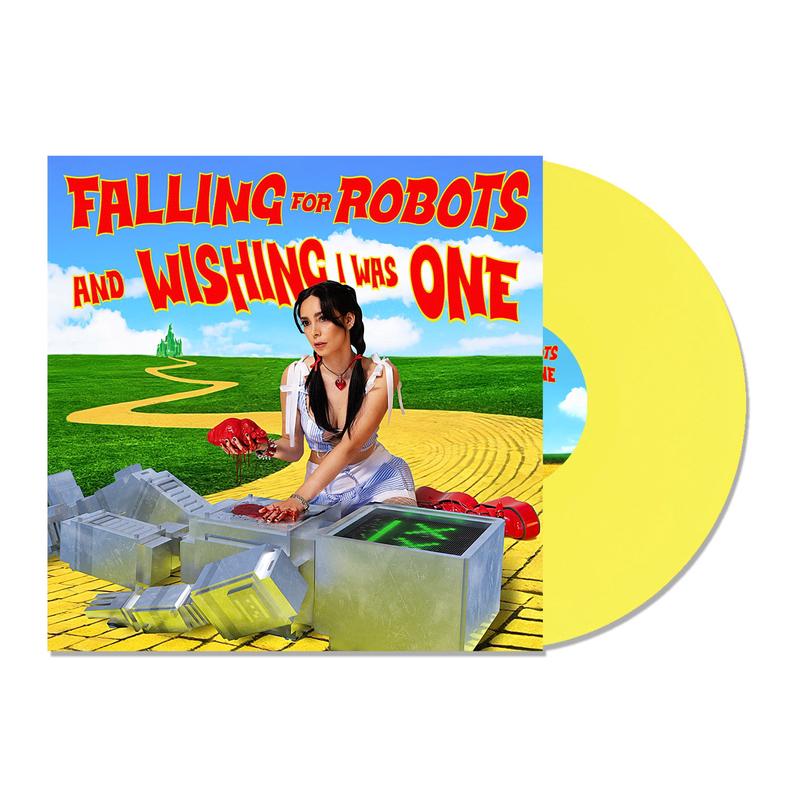 LL 'falling for robots and wishing i was one' Yellow Brick Road Vinyl LP