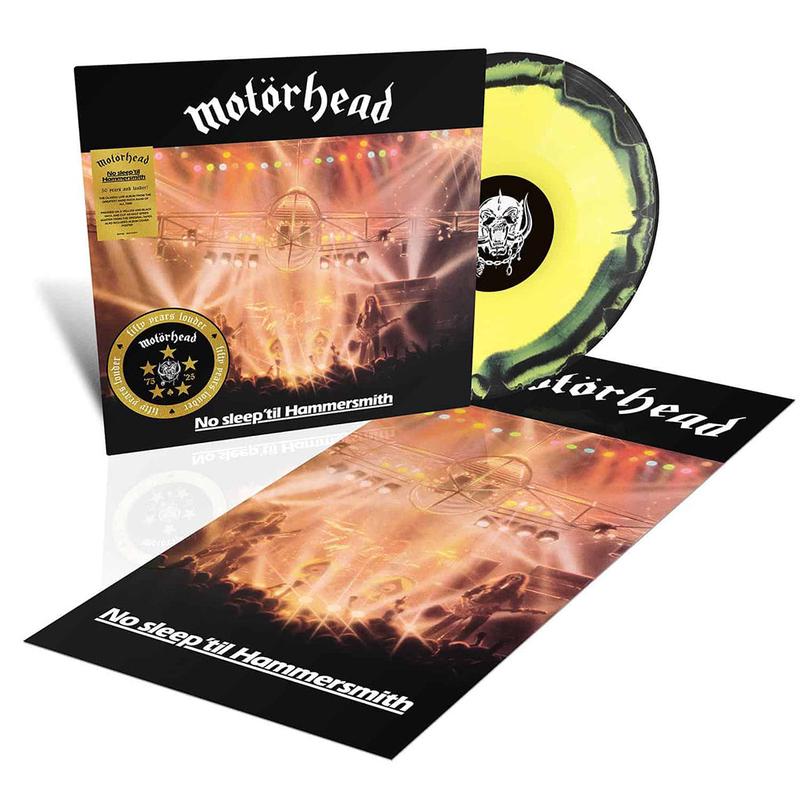 MOTRHEAD - No Sleep Til Hammersmith (50th Anniversary Edition w/ Poster) - LP - Yellow & Black Vinyl [AUG 29]