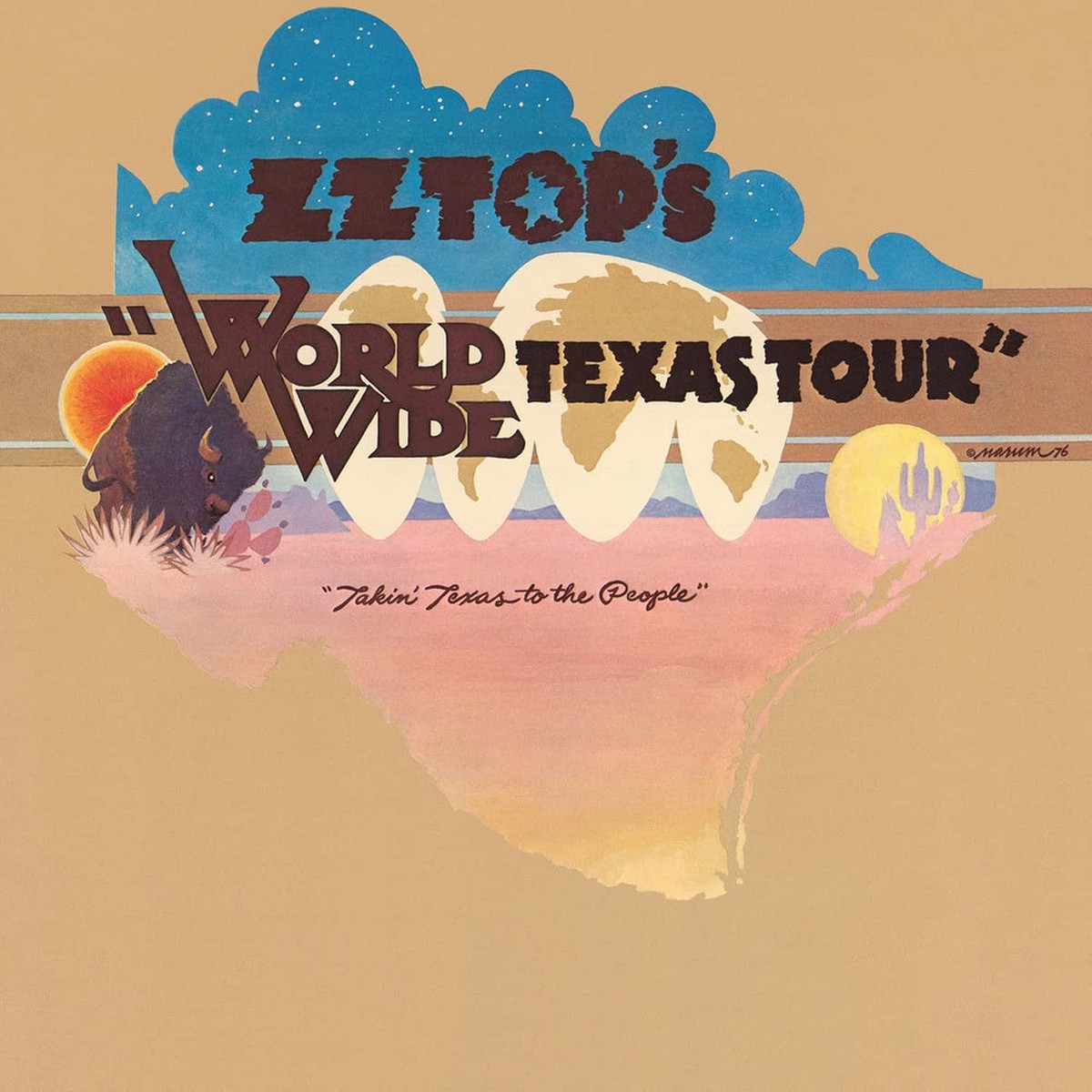 ZZ Top World Wide Texas Tour Vinyl LP Due Out 31/07/26