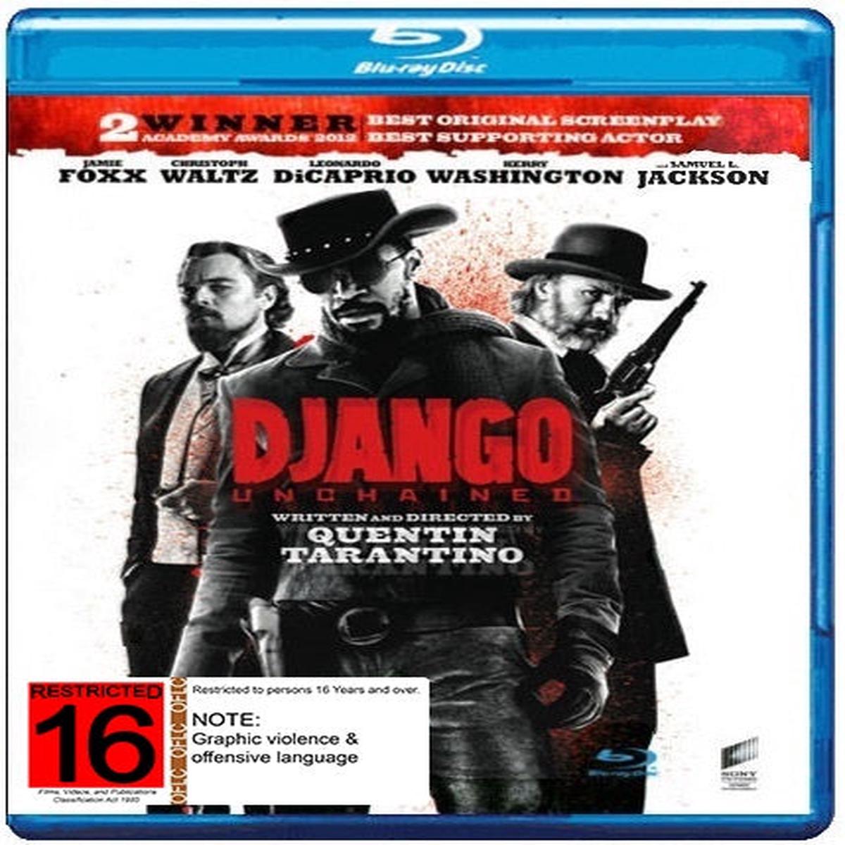 DJANGO UNCHAINED BLURAY NM