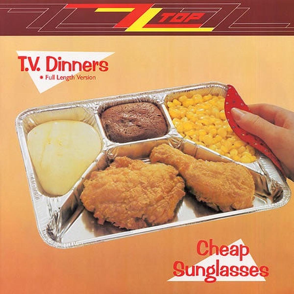 ZZ TOP-TV DINNERS / CHEAP SUNGLASSES 12   VG+ COVER VG
